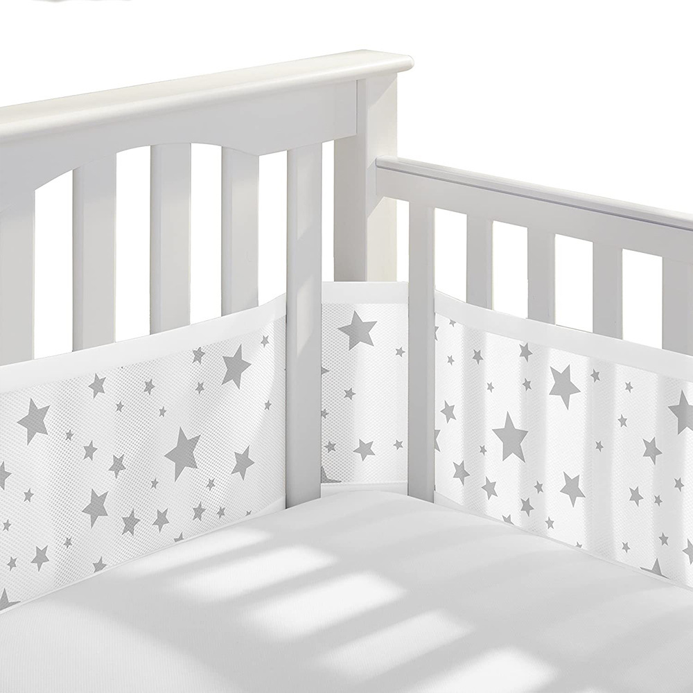 Baby Nursery Glider - แผ่นกันกระแทกเตียงเด็ก ระบายอากาศได้ สำหรับเด็กแรกเกิด ตกแต่งห้องเด็ก ป้องกันรอบเตียงเด็ก ซักล้างได้