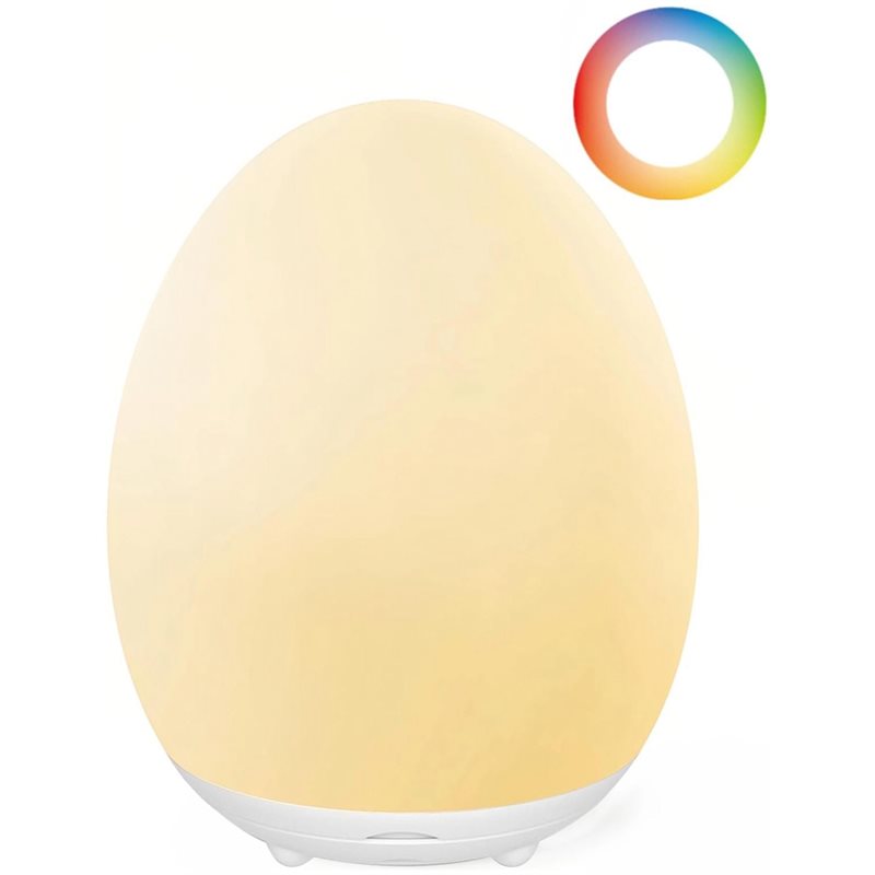 Baby Nursery Night Light - โคมไฟกลางคืนสำหรับเด็ก ABUG-Eye-Caring รูปทรงไข่ LED สำหรับห้องเด็ก พร้อมไฟ