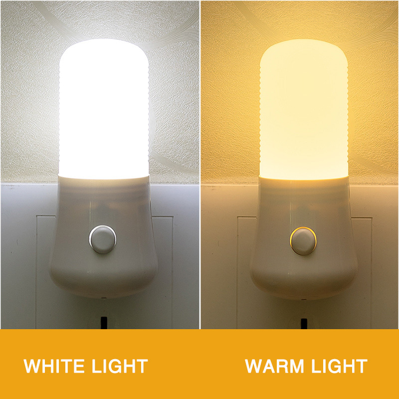 Baby Nursery Night Light - ไฟ LED กลางคืนเด็กโคมไฟข้างเตียง US ปลั๊กอัจฉริยะประหยัดพลังงาน Night