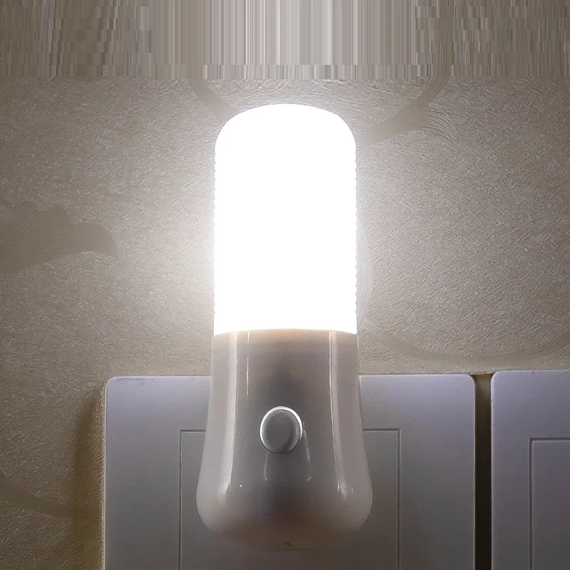 Baby Nursery Night Light - LED Night Light สีขาว EU/USPUS ปุ่มสวิทช์ซ็อกเก็ตโคมไฟห้องนอนโคมไฟข้างเตียงเด็กห้อง