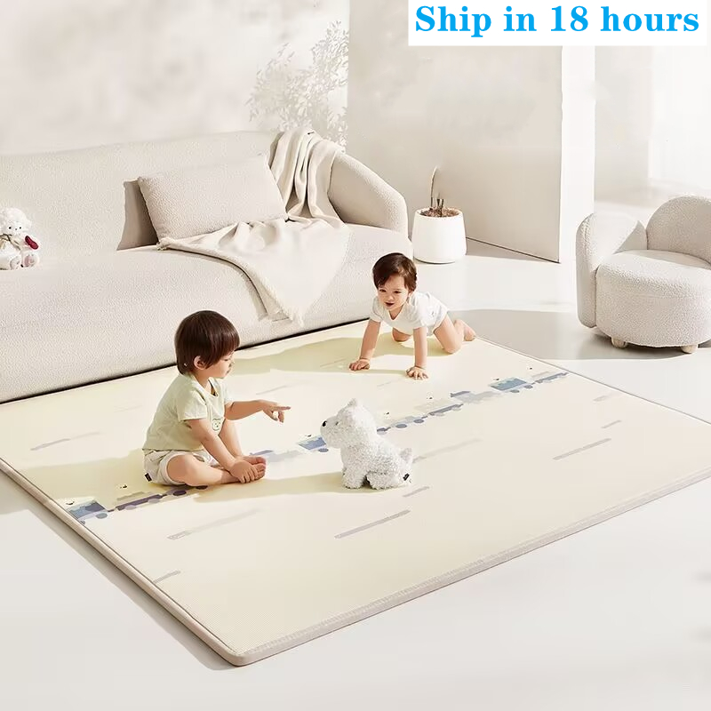 Baby Nursery Carpet - 1 ซม./0.5 ซม.Thicken น่ารักกวางน้อยเด็กเล่นเสื่อการศึกษาพรมเนอสเซอรี่ปีนเขา Pad พรมเด็กกิจกรรมเกมของเล่น