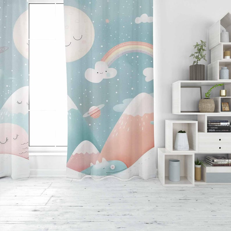 ม่านกันแสงสำหรับห้องเด็ก ลายภู - Baby Nursery Youtube บทวิจารณ์และราคา