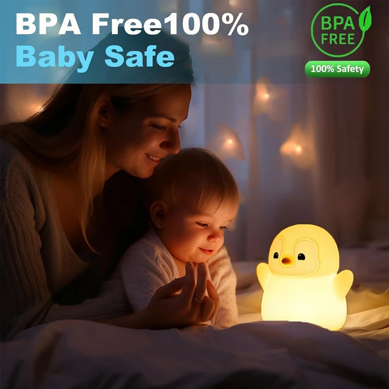 โคมไฟกลางคืนรูปเพนกวินใหม่ โคม - Baby Nursery Night Light บทวิจารณ์และราคา