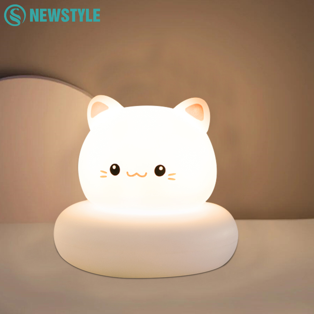 ไฟกลางคืน LED รูปแมว 3 ระดับคว - Baby Nursery Night Light บทวิจารณ์และราคา