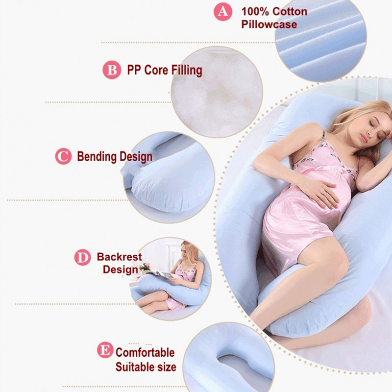 หมอนตั้งครรภ์ 130*70 ซม.หมอนเอ - Baby Nursery Pillow บทวิจารณ์และราคา
