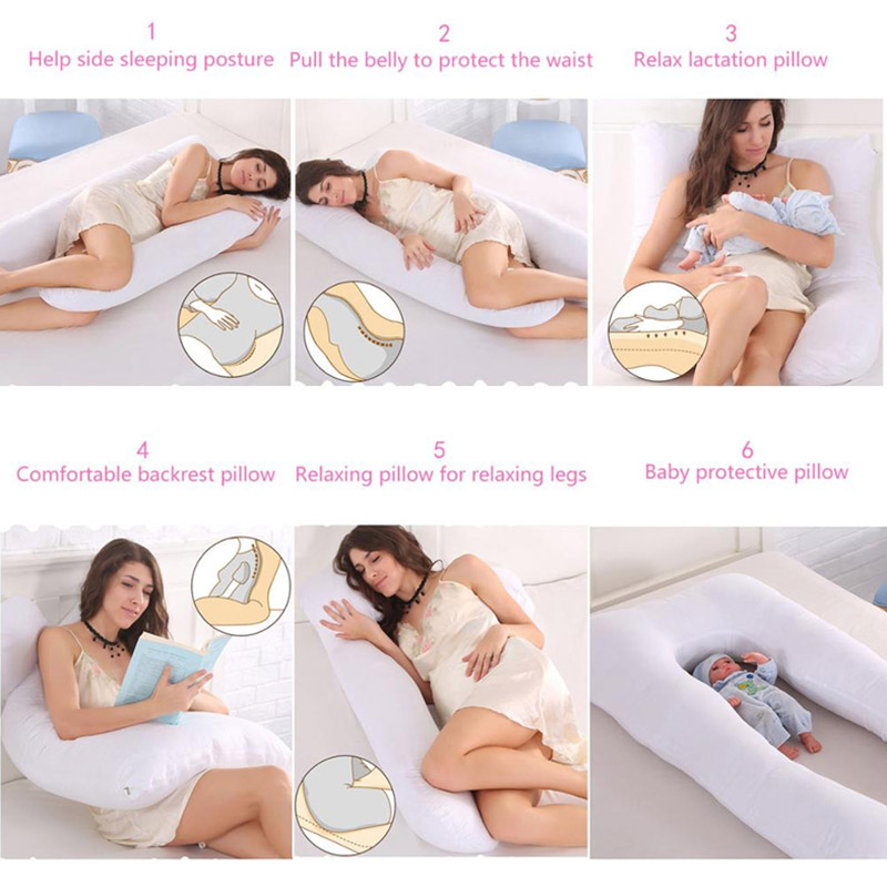 หมอนตั้งครรภ์ 130*70 ซม.หมอนเอ - Baby Nursery Pillow บทวิจารณ์และราคา