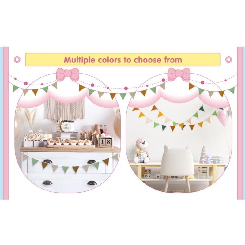 น่ารักเนอสเซอรี่ Bunting ตกแต่ - Baby Nursery Bunting บทวิจารณ์และราคา