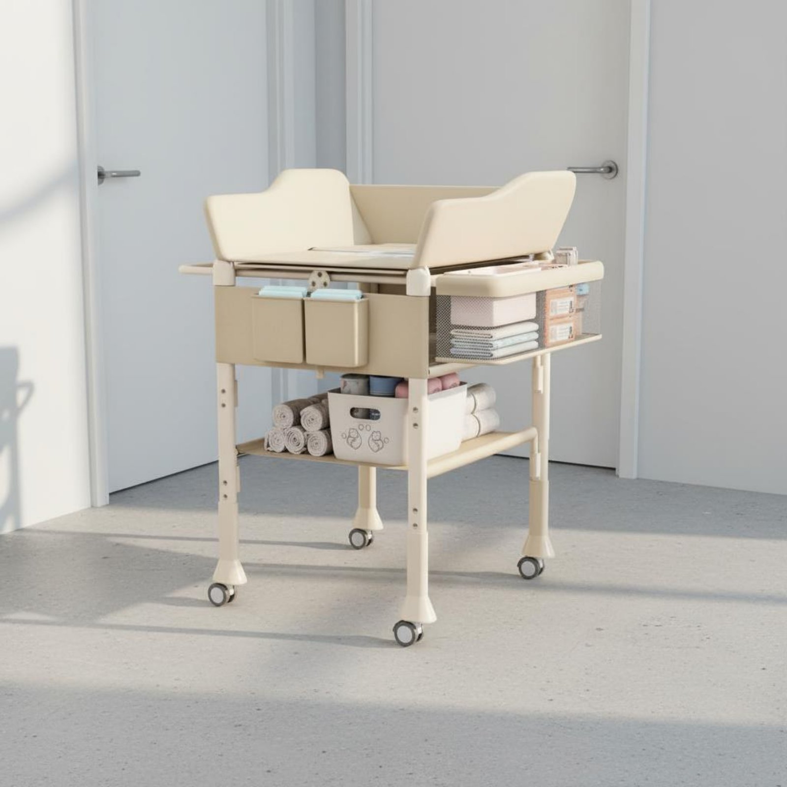 โต๊ะอาบน้ำเด็กแบบ 2 in 1 ปรับร - Baby Nursery Table บทวิจารณ์และราคา