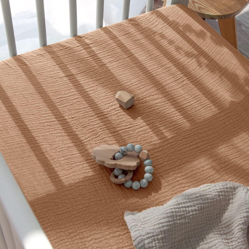 ผ้าปูเตียงผ้าฝ้ายมัสลินนุ่มระบ - Baby Nursery Pillow บทวิจารณ์และราคา