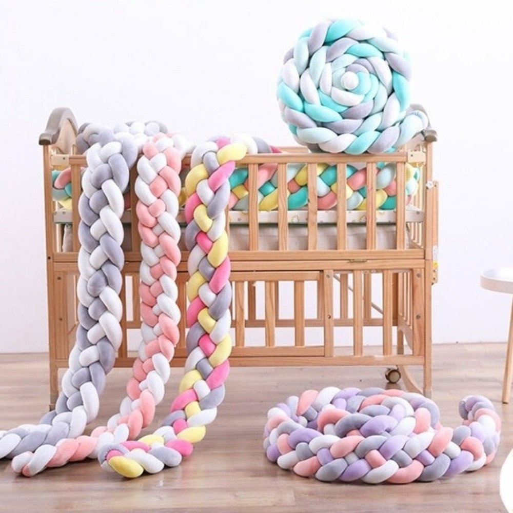 กันชนเตียงเด็กทำมือ กันชนเตียง - Baby Nursery Pillow บทวิจารณ์และราคา