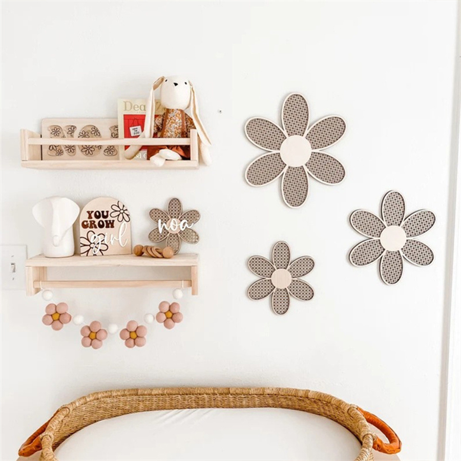 พวงหรีดดอกเดซี่ทำมือสไตล์นอร์ด - Baby Nursery Garland บทวิจารณ์และราคา