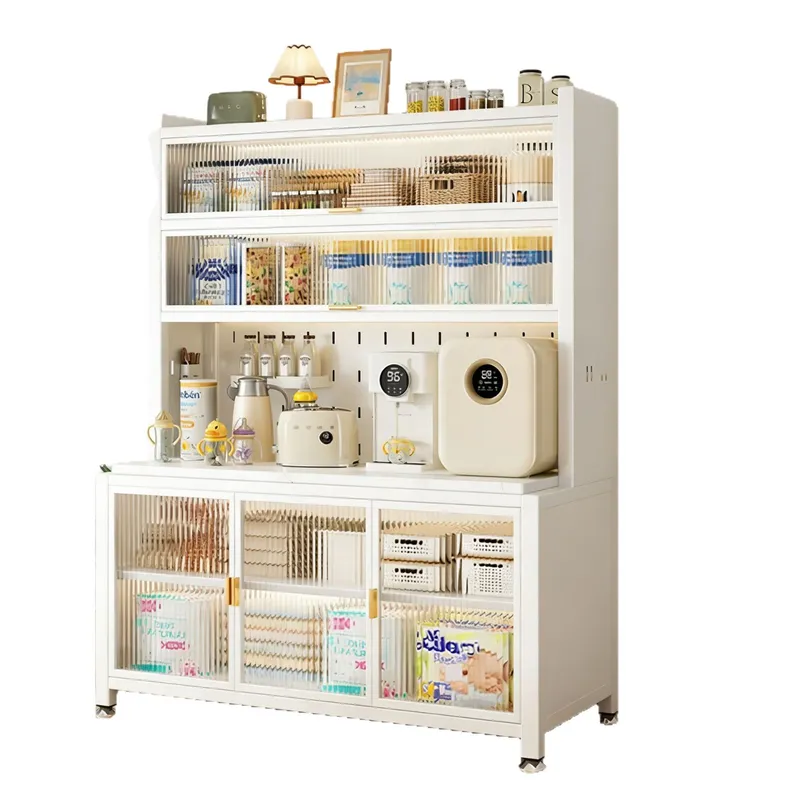 โต๊ะป้อนนมเด็กเหล็กพร้อมชั้นเก - Baby Nursery Table บทวิจารณ์และราคา