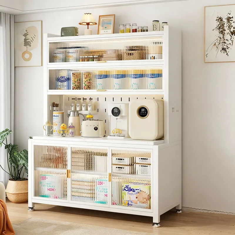 โต๊ะป้อนนมเด็กเหล็กพร้อมชั้นเก - Baby Nursery Table บทวิจารณ์และราคา