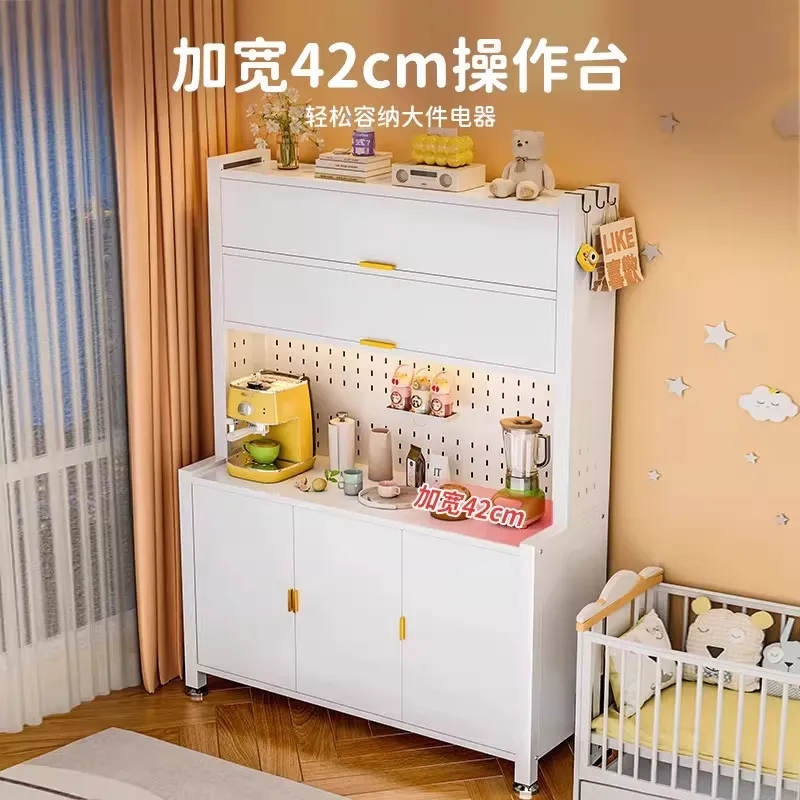 โต๊ะป้อนนมเด็กเหล็กพร้อมชั้นเก - Baby Nursery Table บทวิจารณ์และราคา