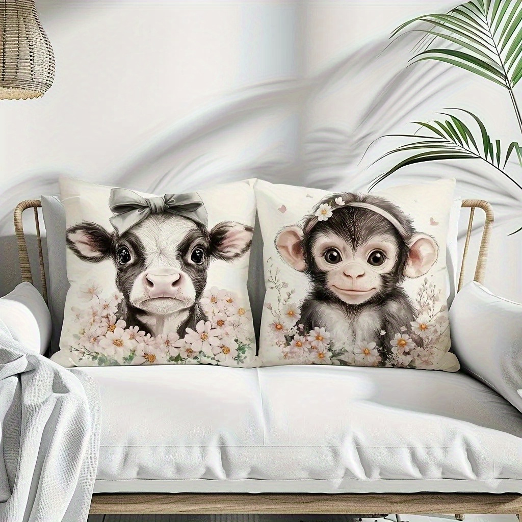 ปลอกหมอนอิงรูปสัตว์น่ารักสำหรั - Baby Nursery Pillow บทวิจารณ์และราคา
