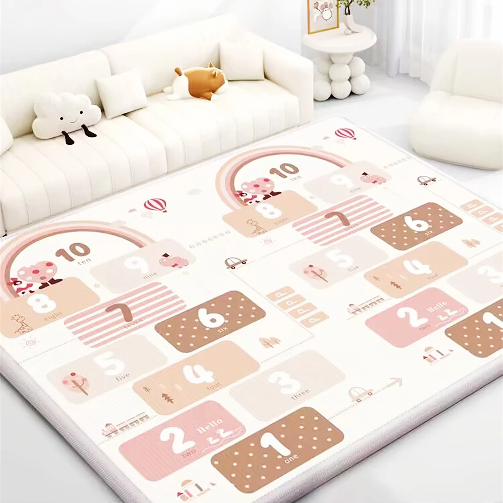 แผ่นรองคลานเด็ก ลายการ์ตูน หนา - Baby Nursery Carpet บทวิจารณ์และราคา