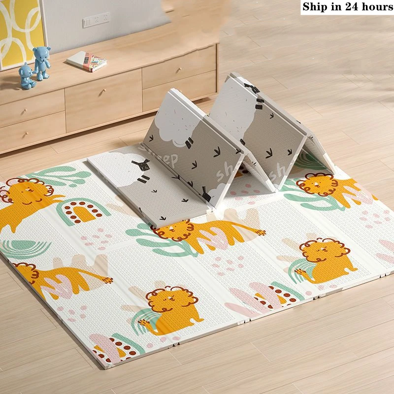 เด็กเล่นเสื่อพับได้ Xpe ปริศนา - Baby Nursery Carpet บทวิจารณ์และราคา