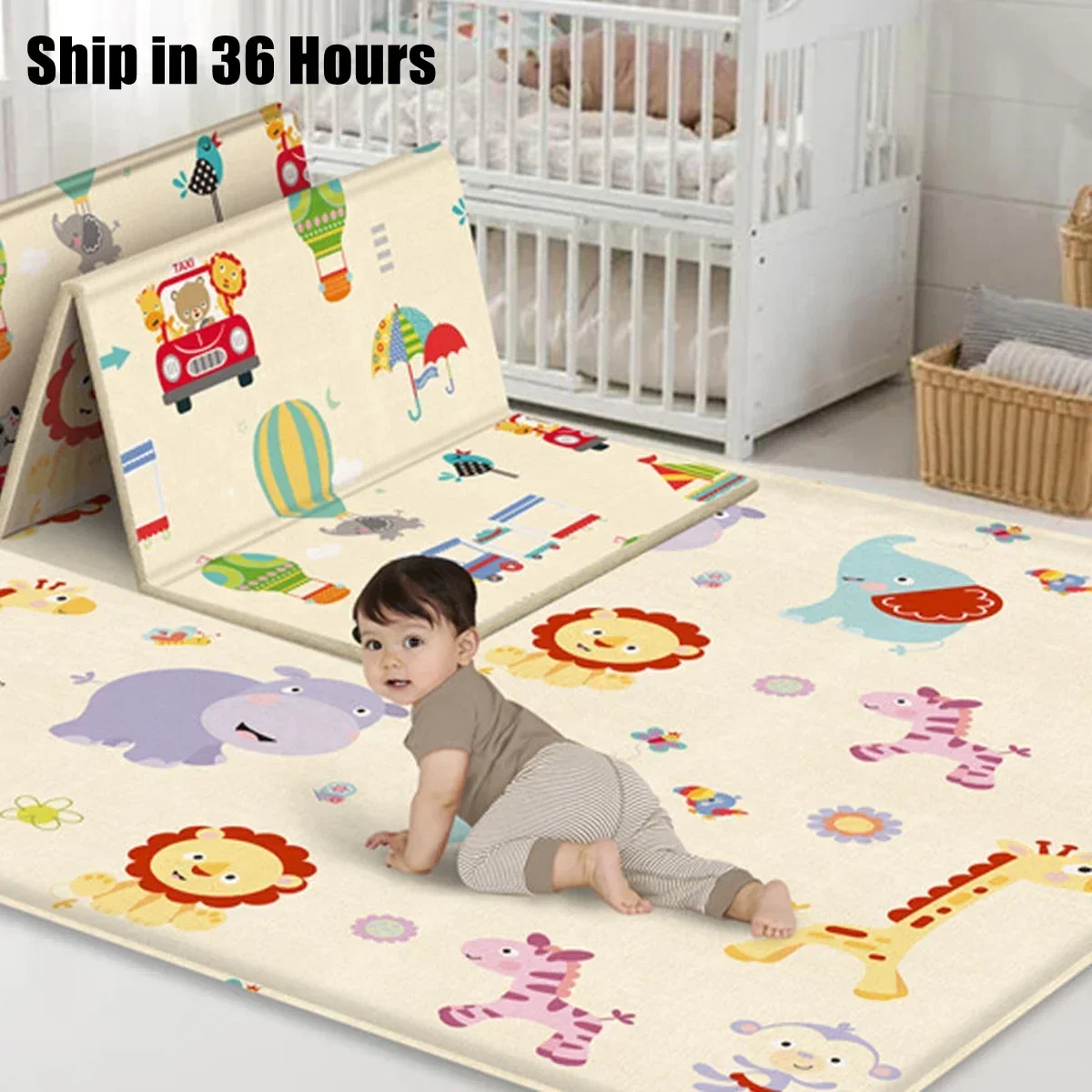 เด็กเล่นเสื่อพับได้ Xpe ปริศนา - Baby Nursery Carpet บทวิจารณ์และราคา
