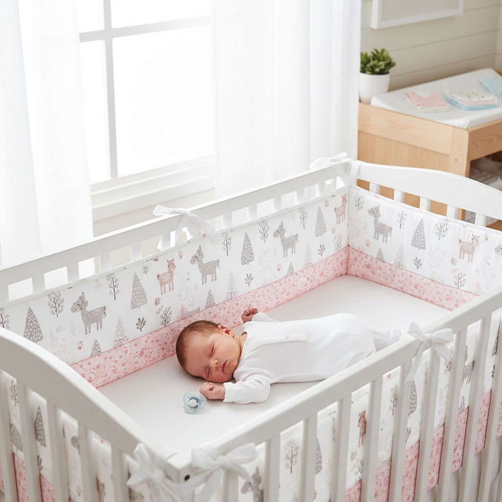 แผ่นกันกระแทกเตียงเด็ก ผ้าฝ้าย - Baby Nursery Glider บทวิจารณ์และราคา
