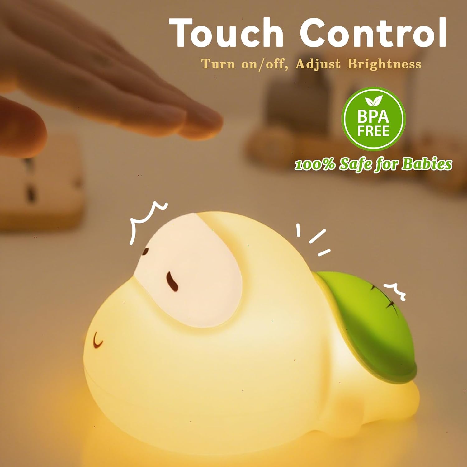 โคมไฟเต่าหัวโตน่ารัก ไฟกลางคืน - Baby Nursery Night Light บทวิจารณ์และราคา