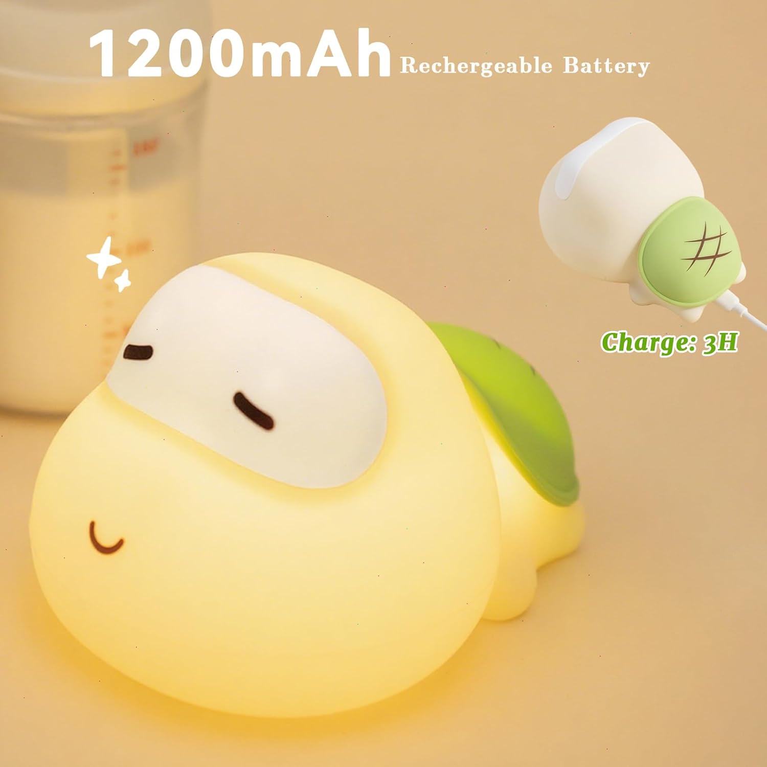 โคมไฟเต่าหัวโตน่ารัก ไฟกลางคืน - Baby Nursery Night Light บทวิจารณ์และราคา