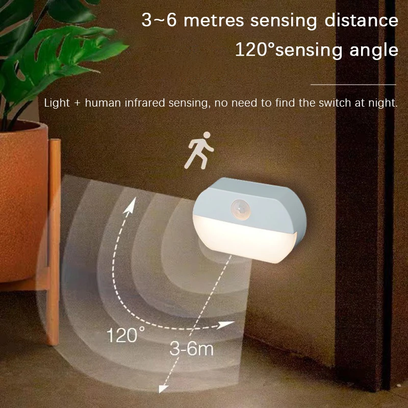 ไฟกลางคืนแบบ LED ตรวจจับความเค - Baby Nursery Night Light บทวิจารณ์และราคา